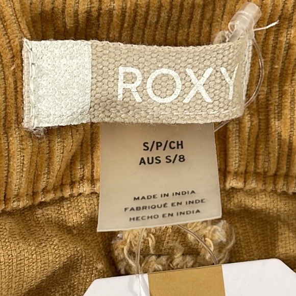 ROXY Java To Lombok Corduroy Skirt With Front & Back Pockets Size Small New - Picture 4 of 10